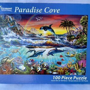 Vermont Christmas Company Paradise Cove Sea Puzzle – 100 Small Pieces